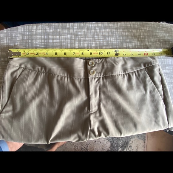 Mossimo Stretch suit-dress/work length tan shorts. - Picture 6 of 16